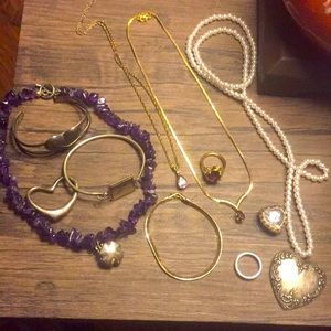 Amethyst crystal and silver Bundle